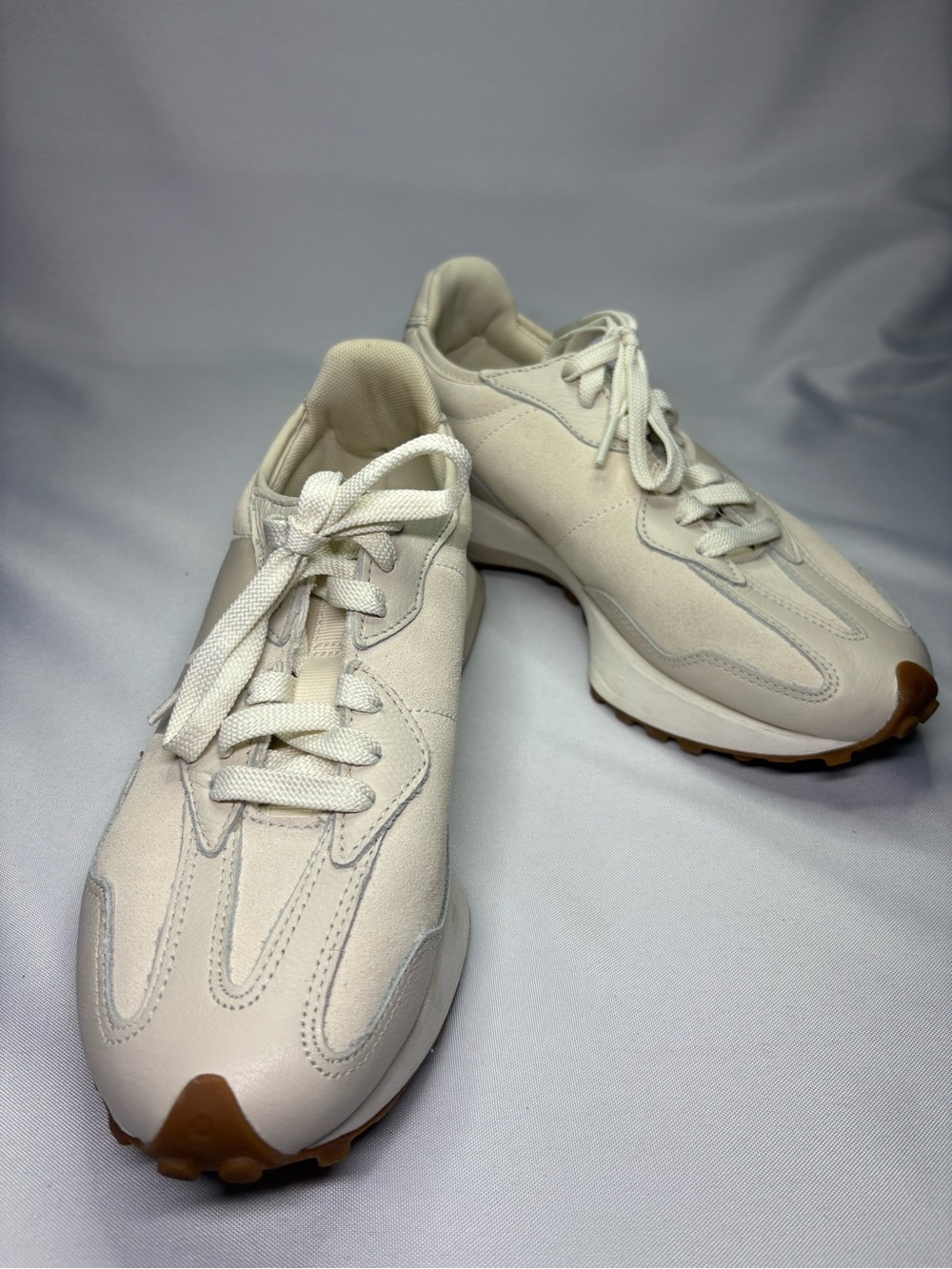 New Balance 327 Linen Sea Salt Cream Sneakers - Women’s 8.5 B